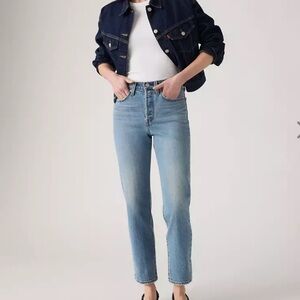 Levi’s Wedgie Straight Ankle Jeans